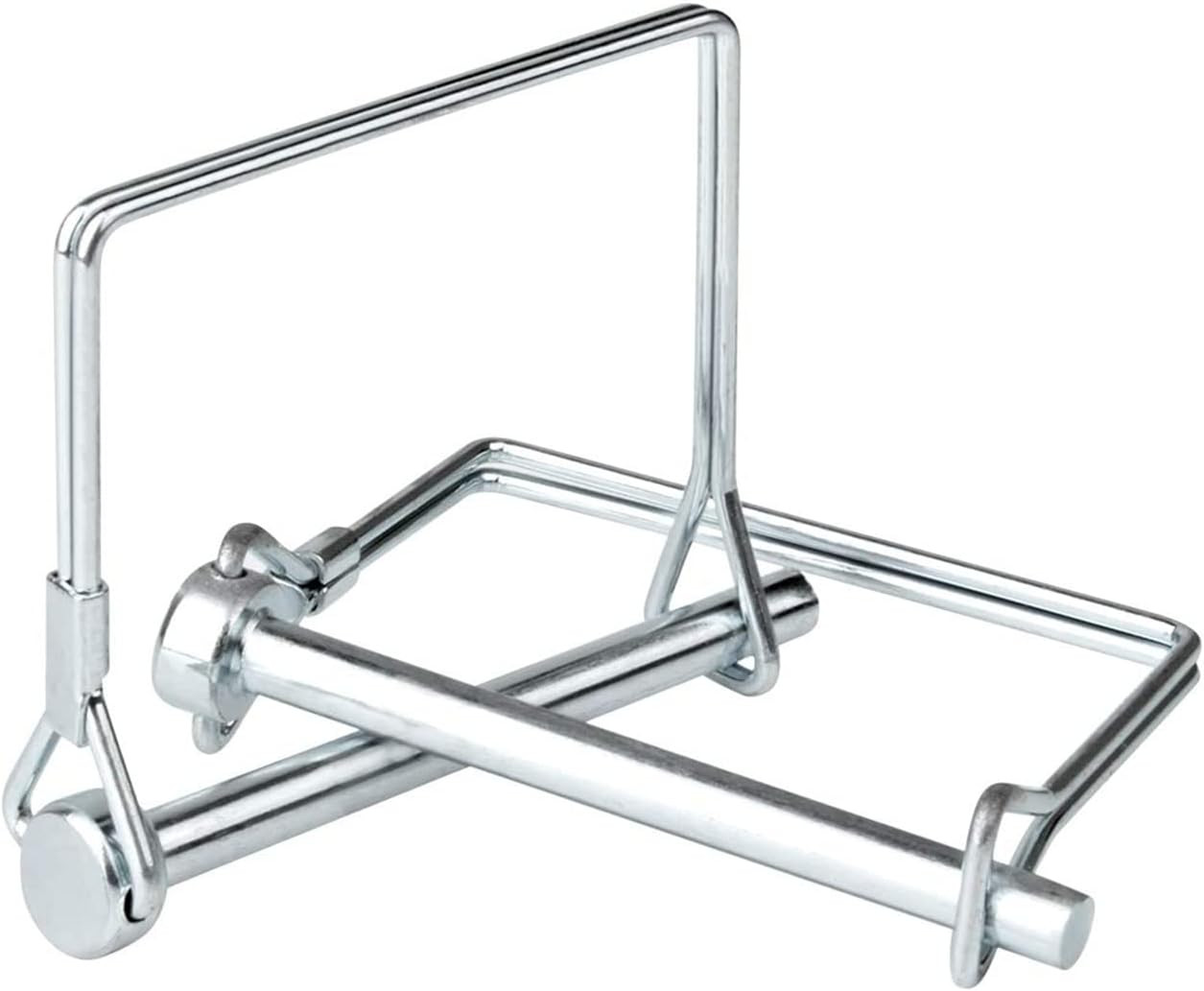 Sunnyway 10 Pack 5/16 Inch Trailer Coupler Pin Set 4 Inch Long Wire Lock Pin PTO