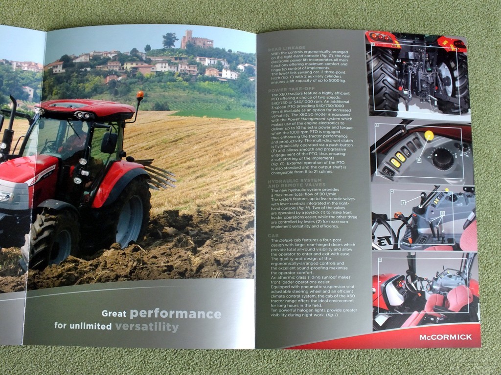 McCORMICK X60 Universal Tractor Farm Equipment Brochure 2011