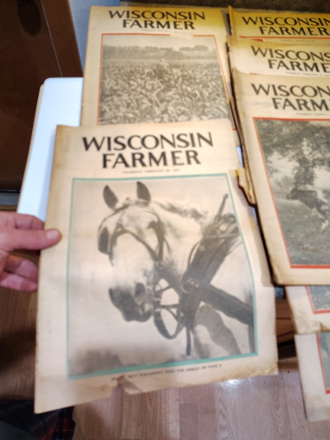 Lot Of 7 – 1929 Wisconsin Farmer Magazines Newspapers Rare