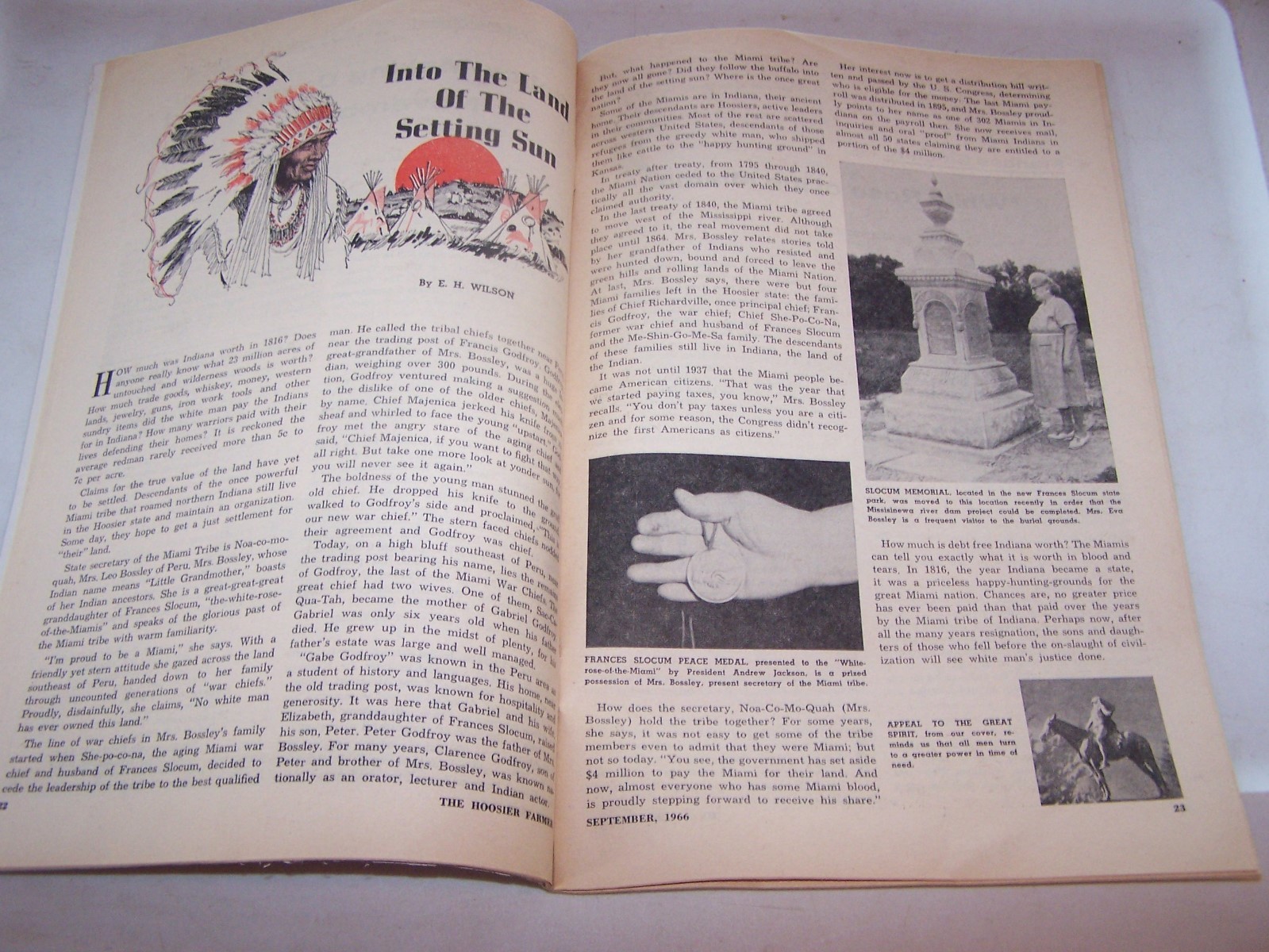 1966 HOOSIER FARMER Magazine INDIANA