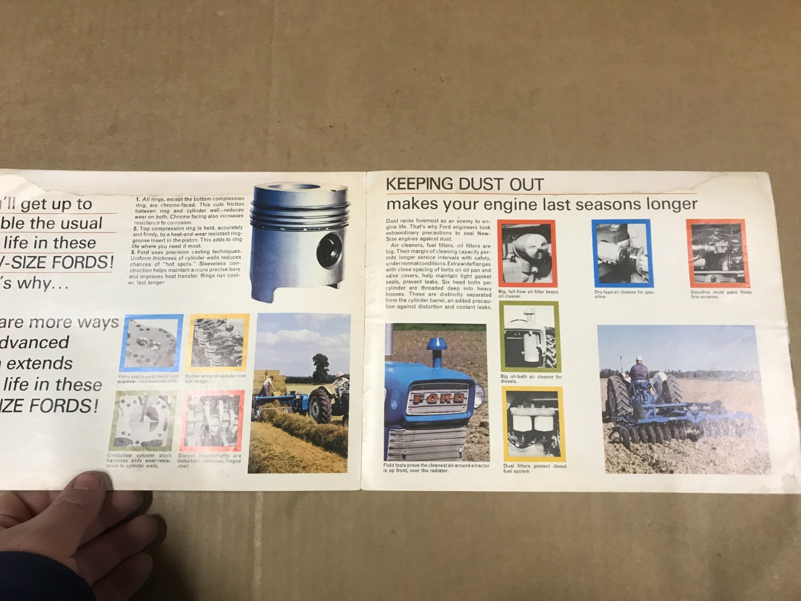 Vintage New-Size Fords – Ford Tractor Salesman Brochure