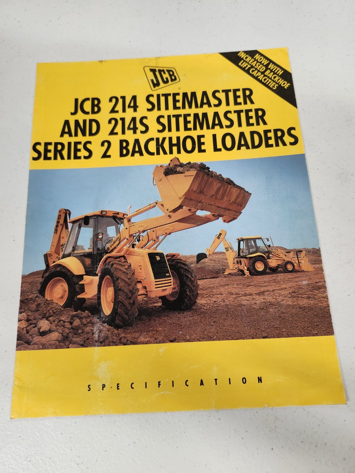 JCB 214 214S Series 2 Sitemaster Specifications Construction Sales Brochure