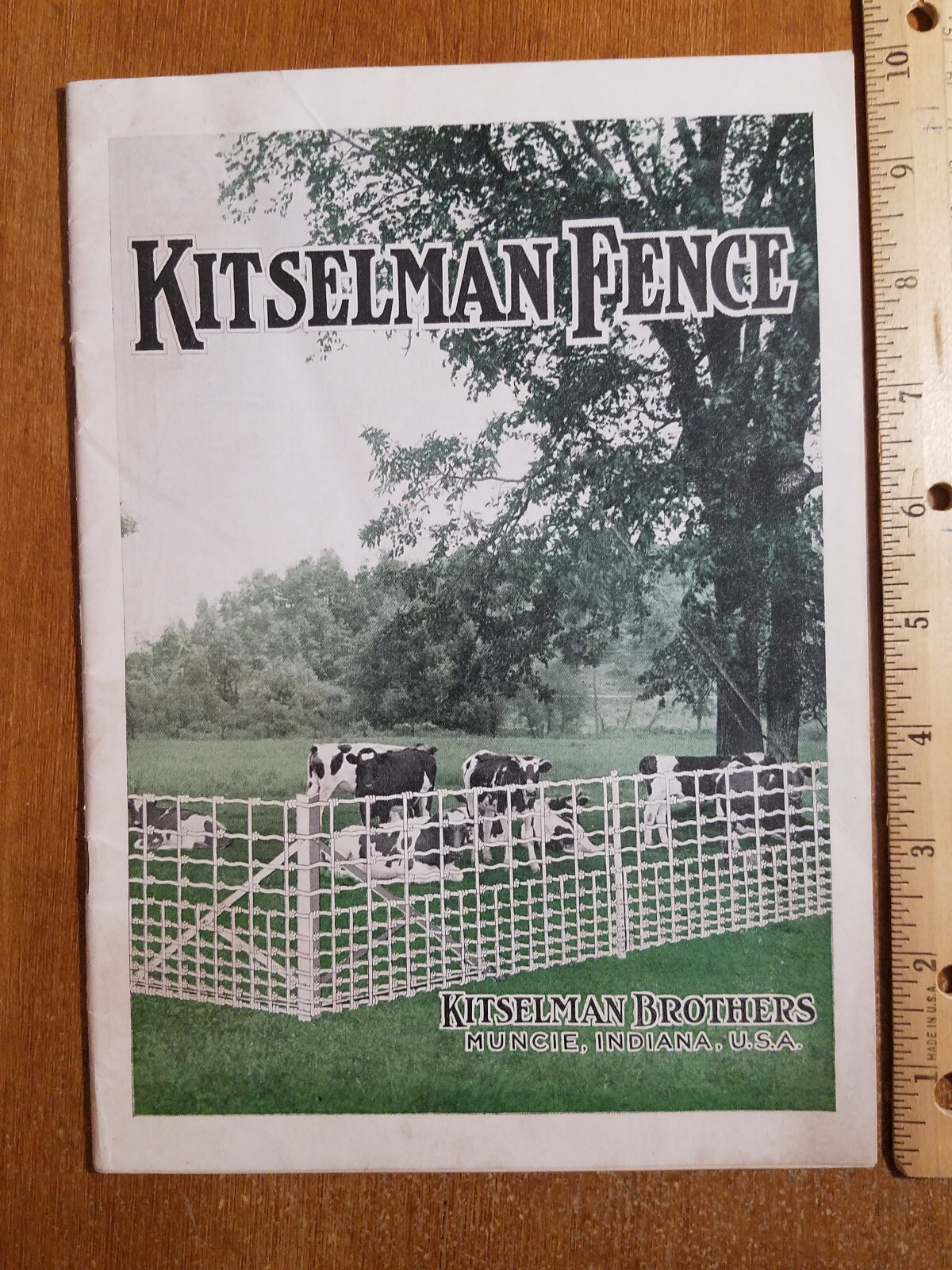 1926 Kitselman Fence Catalog & Order Form: Fence, Gates, Posts, Barbed Wire