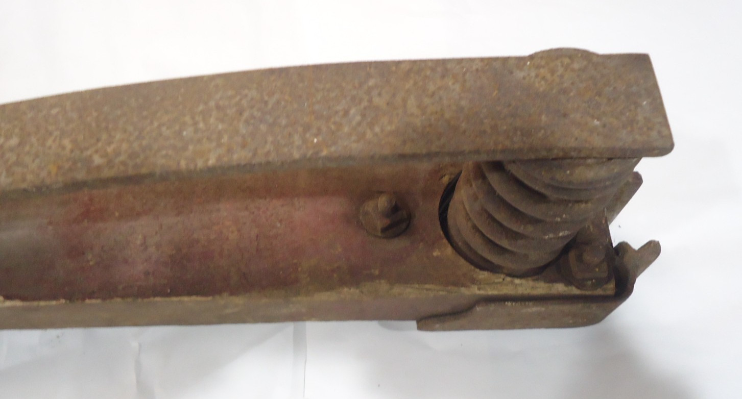 Vintage “Racine economy spring”. buggy spring. Racine Wisconsin. Man cave