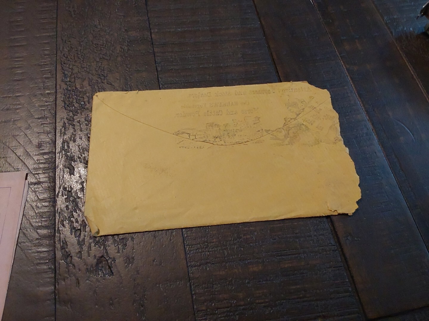 Barkers vegetable Horse & Cattle Powder Advertising Envelope & Brochures 1800s