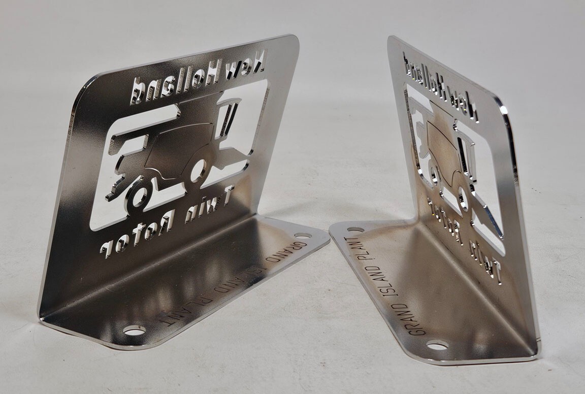 New Holland Equipment Desk Signs Metal Twin Rotor Harvester Grand Island Plant