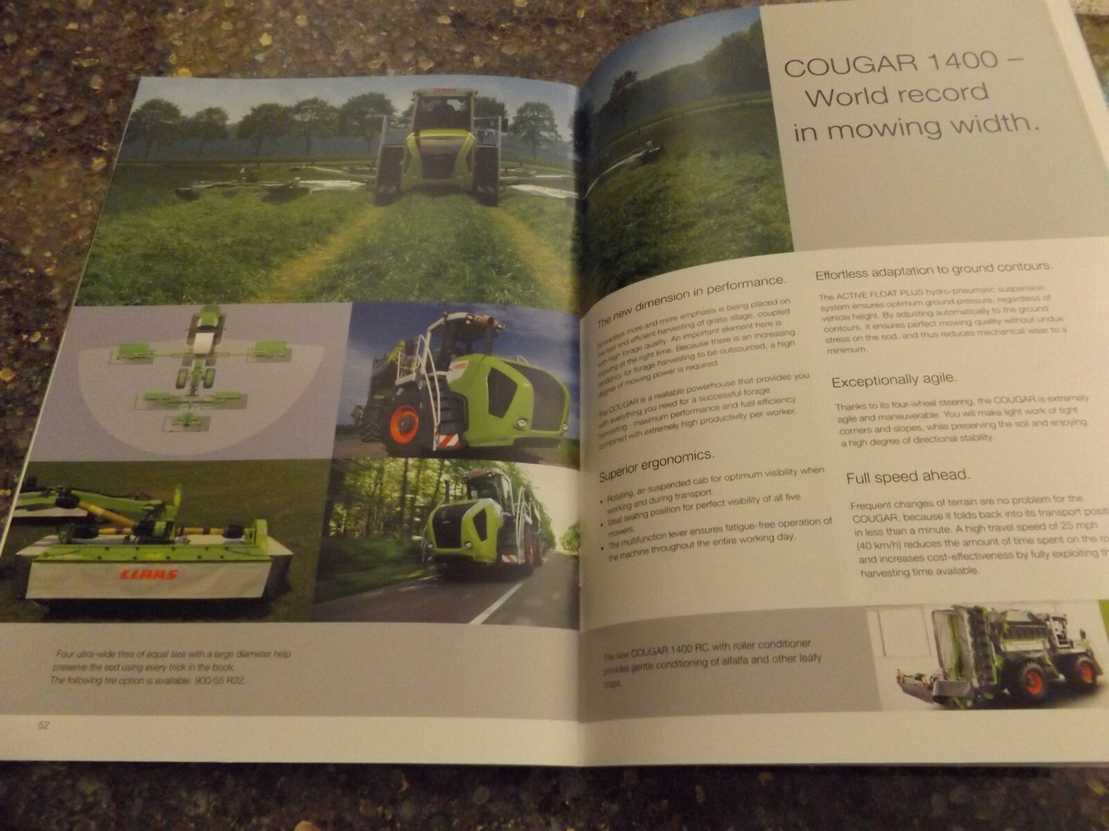 CLAAS DISCO MOWERS MOWERS CONDITIONERS, LIT # 20/000 256 294.0 2009