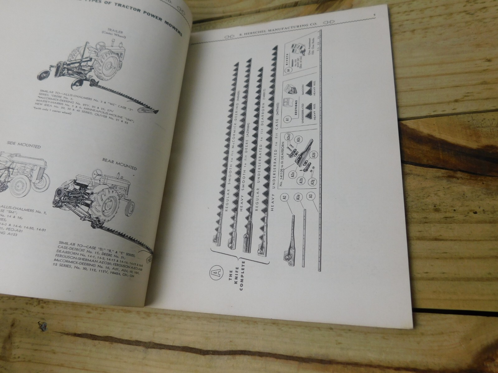 1955-56 R. HERSCHEL MANUFACTURING CO. Repair Parts Catalog 88A Paducah Iron Co.