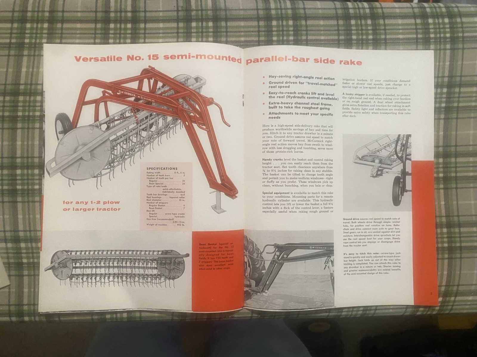 International Harvester Hay Rake Brochure