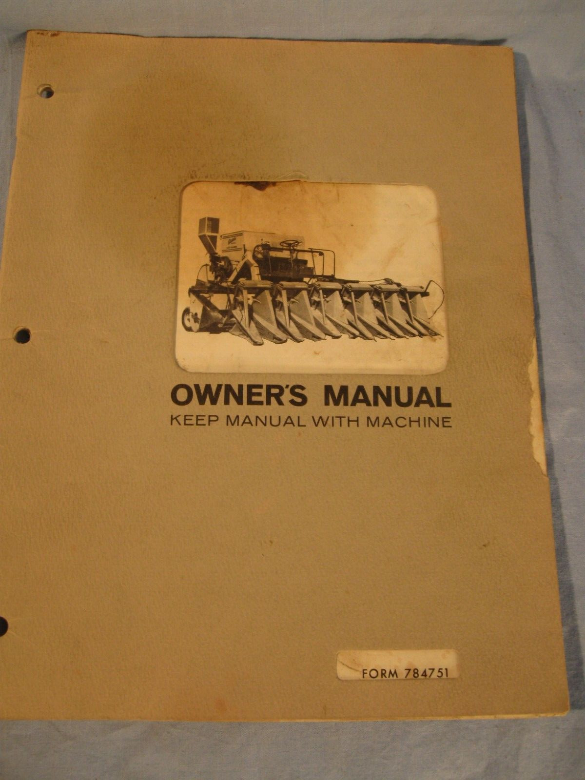 Vintage Operator’s & Owner’s Manuals for the Hesston Row Harvester
