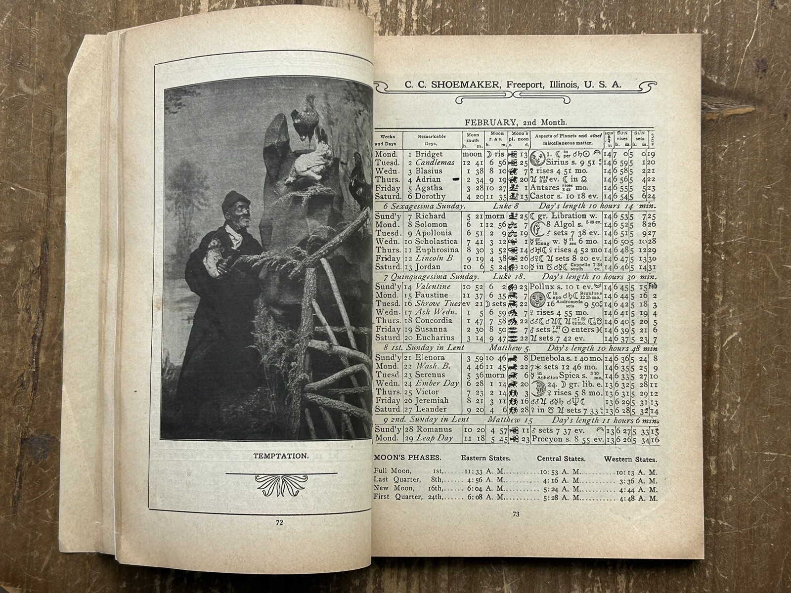 Antique Vintage 1904 CC SHOEMAKER’S ALMANAC CATALOG Poultry Advertising Freeport