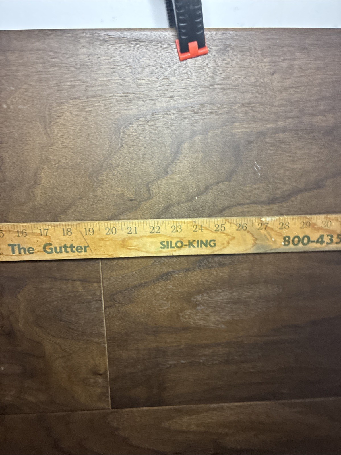 Vintage Advertising Wood Yardstick Agri-King Put It In The Puffer…Not The Gutter