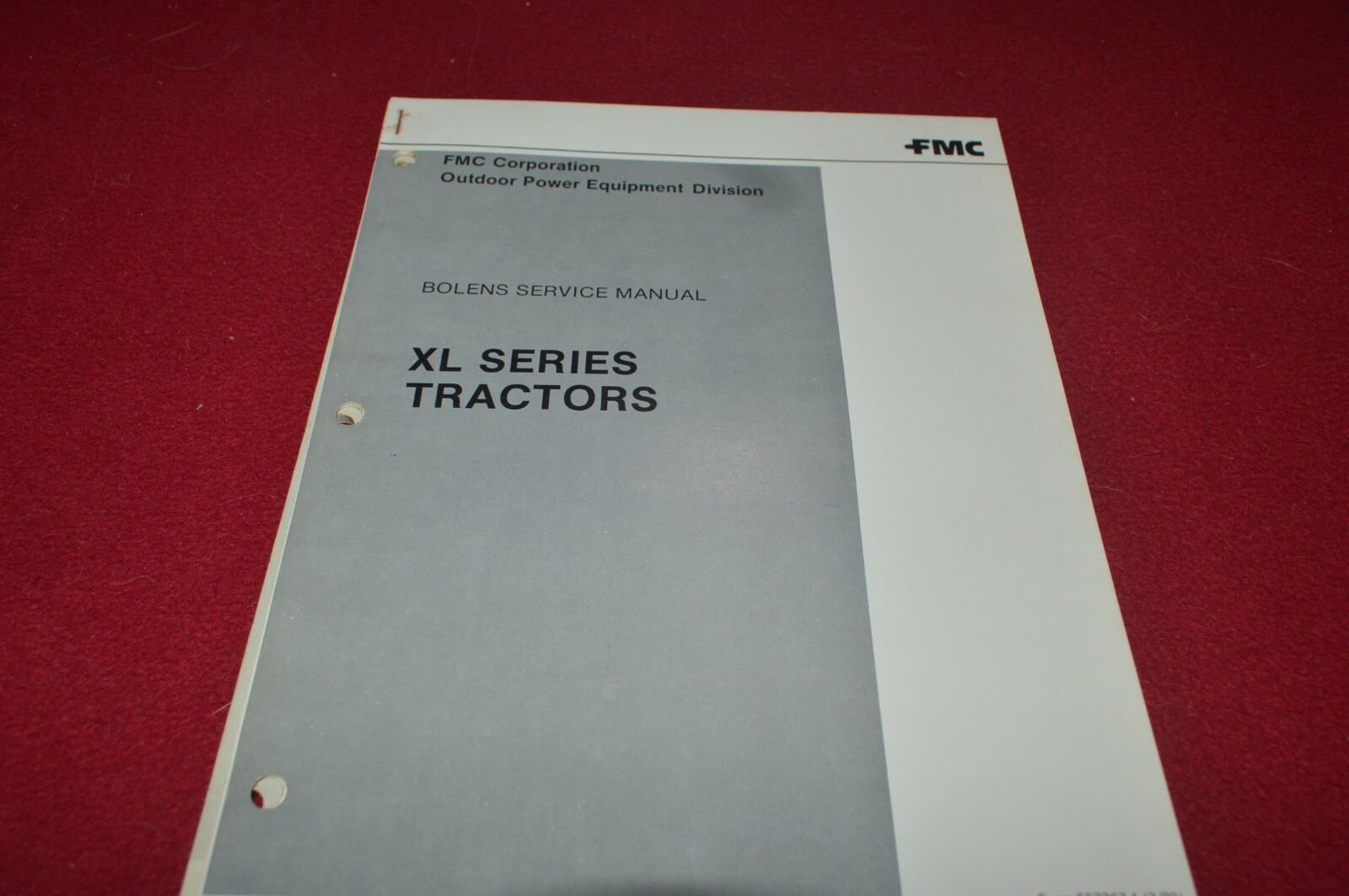 Bolens XL Series Tractor Service Manual BASE