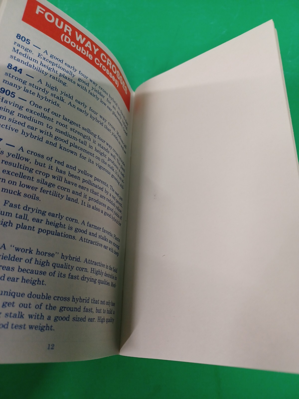 old JACQUES SEED GUIDE NOTEBOOK ADVERTISING FARM FARMING CORN SORGHUM SOYBEANS