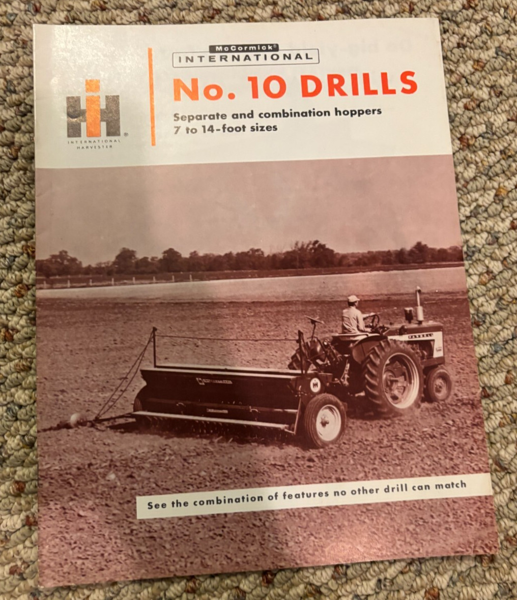 International Harvester 10 Grain Drill For 1963 Brochure FCCA25