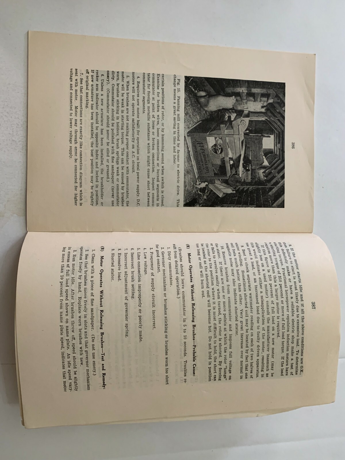 1946 Electric Motors For The Farm Agricultural Booklet Iowa State College