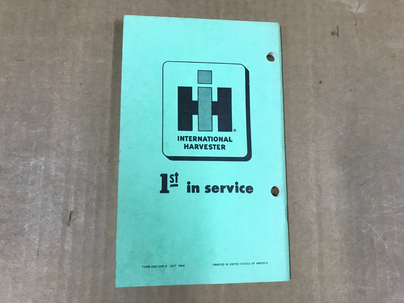 VTG Blue Ribbon Serviceman’s Handbook – Twine Knotters On International Balers
