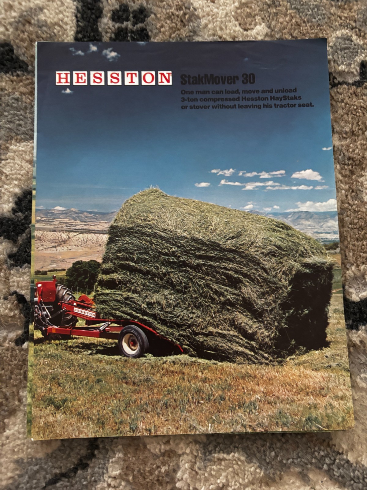 Hesston StakMover 30 For 1972 Brochure DCPA26