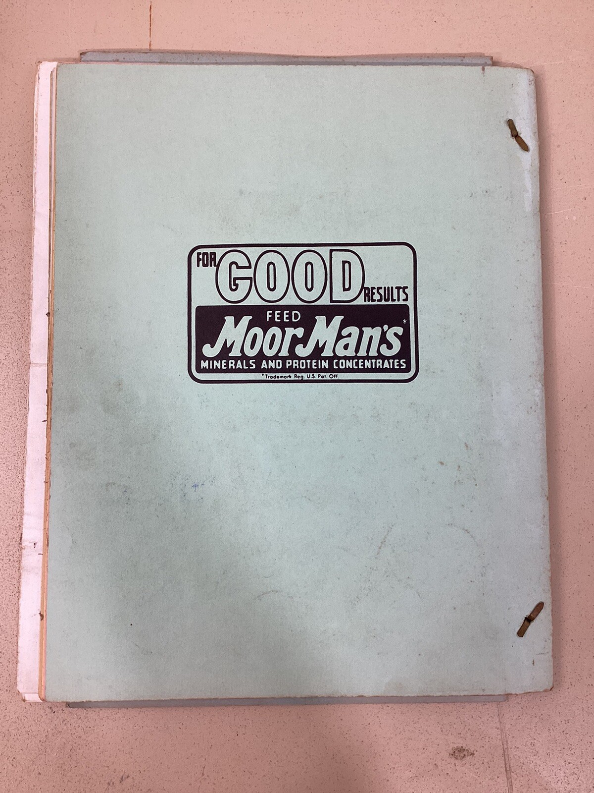 Moor Man’s Hog Feeding And Management Program Book