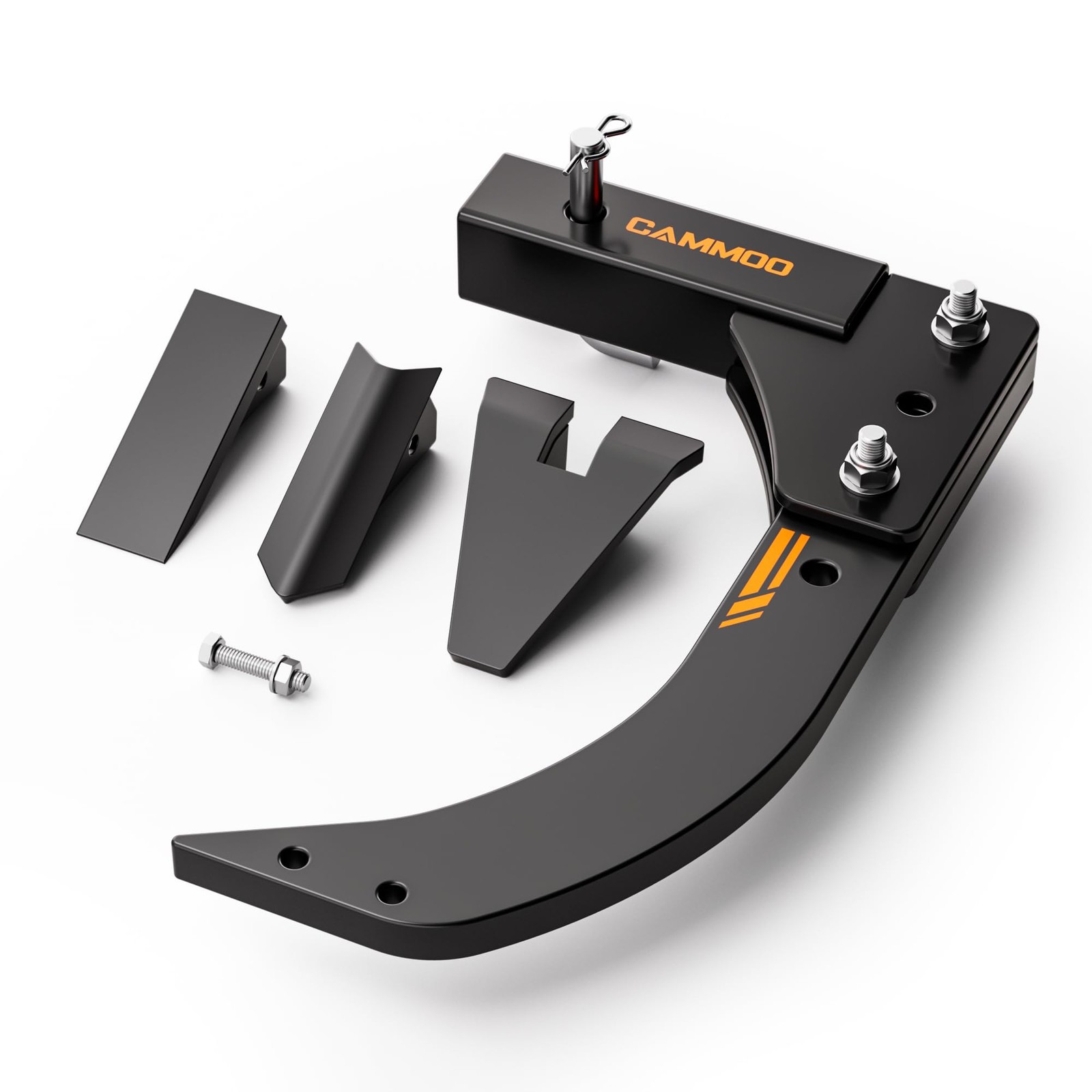 CAMMOO Hitch Mounted Trencher Ripper, 2″ Receiver, Black