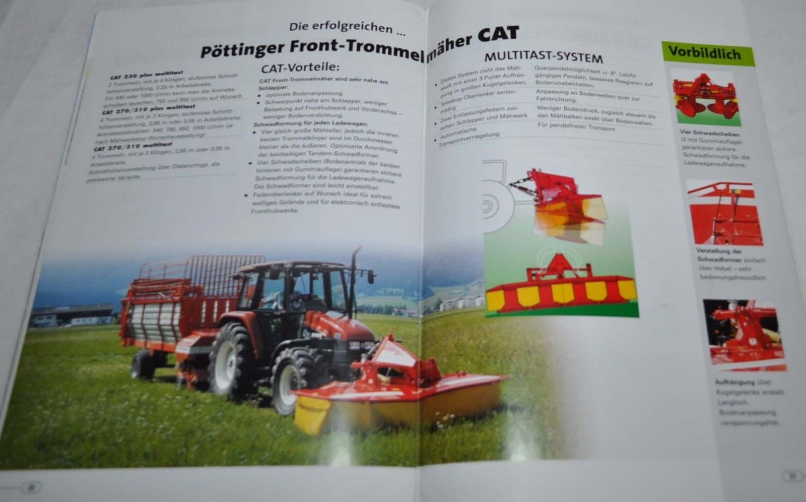 Pottinger NovoCat EuroCat Landmaschinen Traktor Tractor Brochure Prospekt