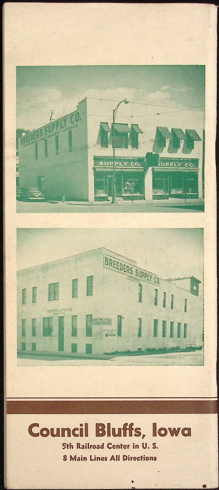1950s Breeders Supply Catalog No 33 Livestock Farm Equipment Council Bluffs IA
