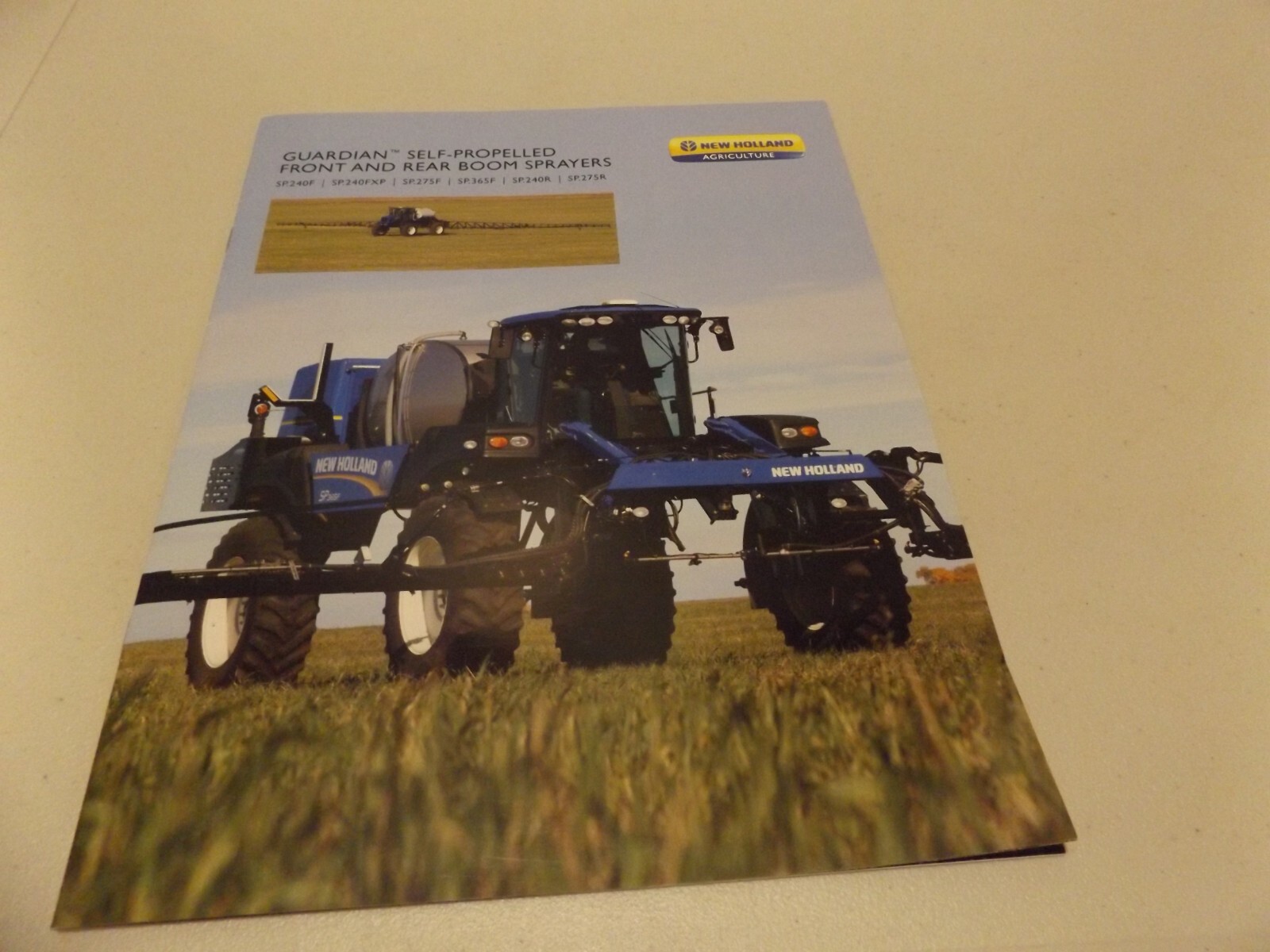 NH GUARDIAN SELF-PROPELLED FRONT AND REAR BOOM SPRAYERS , NH31240F61 2011