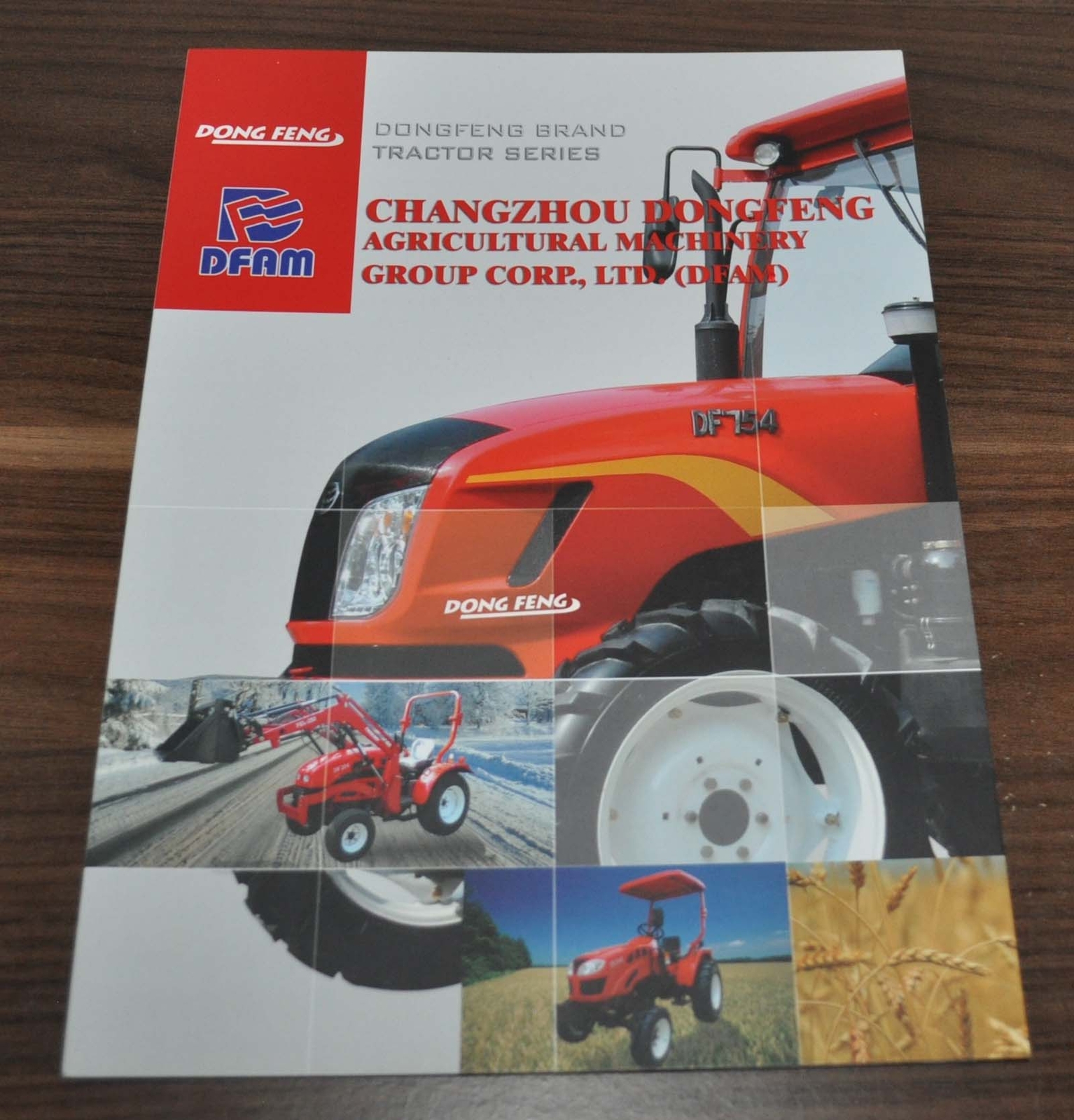 Dong Feng Tractor China Specification Brochure Prospekt Folder