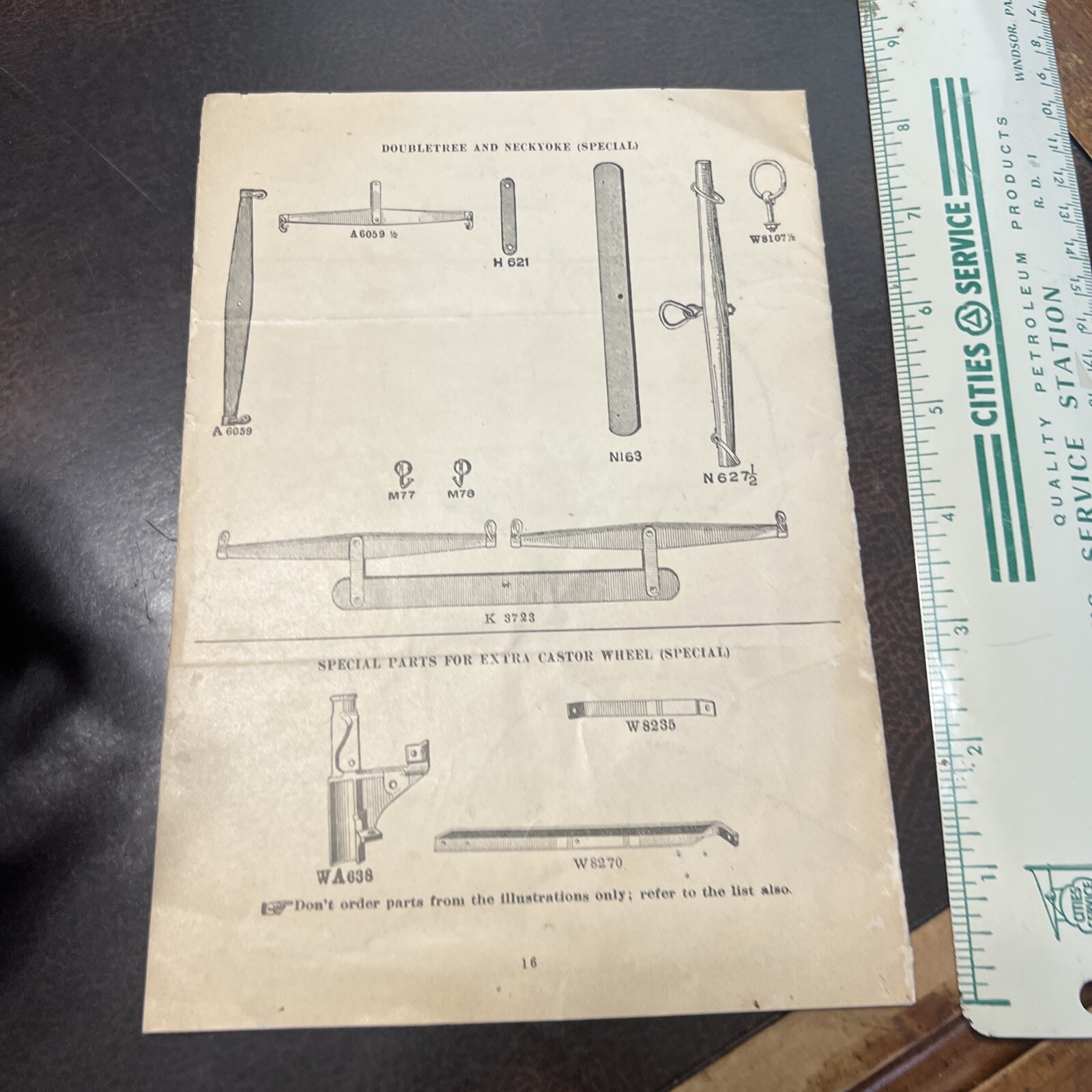 Vintage 1800s Champion Farm Rake & Teddy Instruction Manual