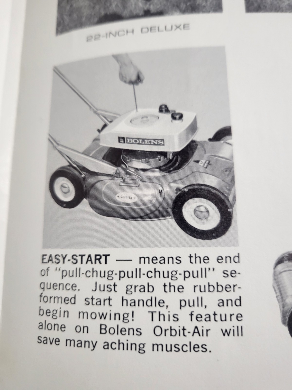 Vintage 1968 Bolens 8724 SUBURBAN 24 RIDING MOWER MOWER MUSTANG TILLER BROCHURE