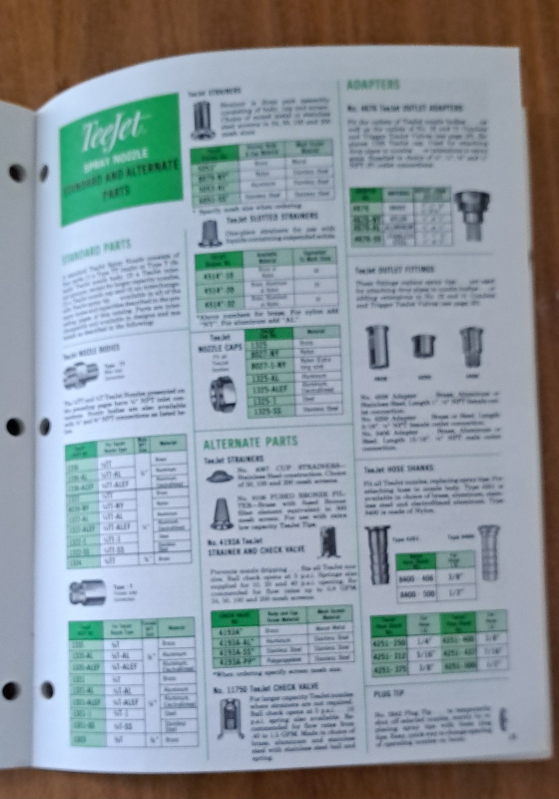 Spraying Systems Co. Spray Manual Catalog 36. Teejet 1977. Agricultural Nozzles