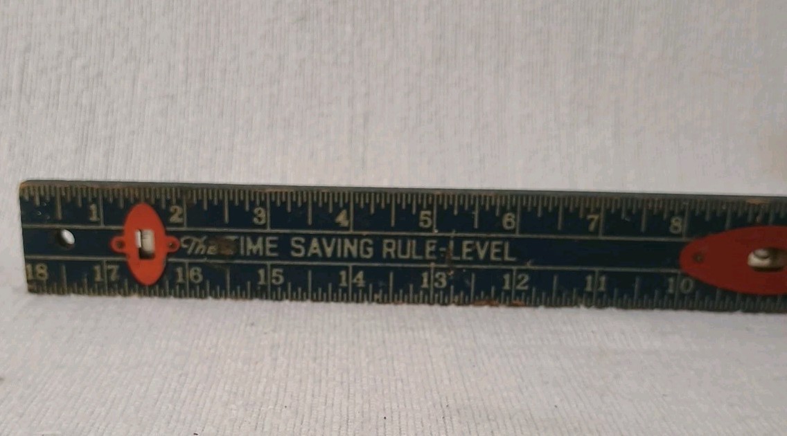 Hulting Hybrids Seed Corn Agriculture Advertising 18″ Ruler Level Geneseo IL