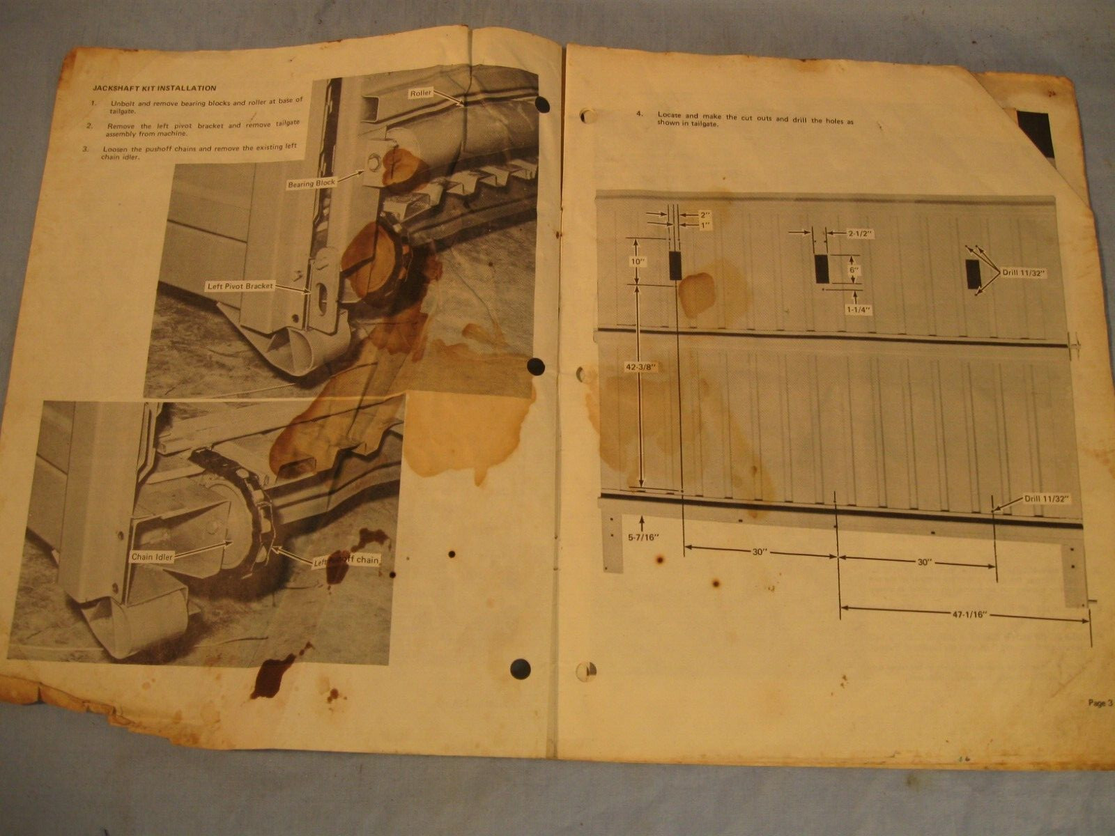 Vintage Lot of 3 Hesston 30 StakHand Manuals