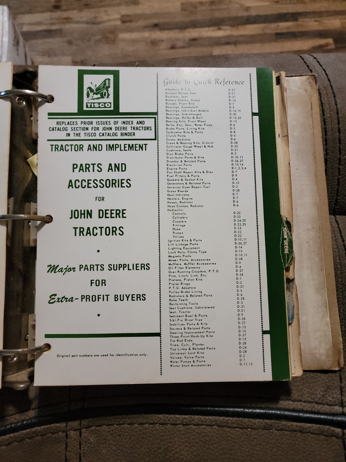 VINTAGE TRACTOR IMPLEMENT SUPPLY CO. 1970S