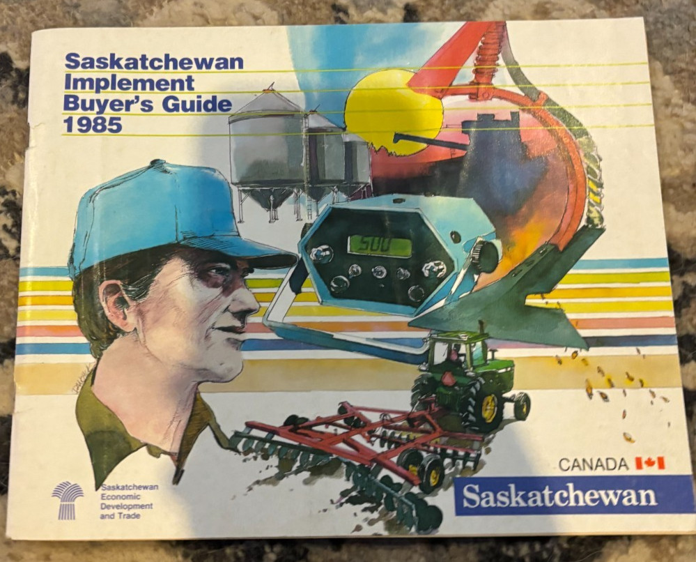 Saskatchewan Implement Buyer’s Guide For 1985 Brochure FCCA25