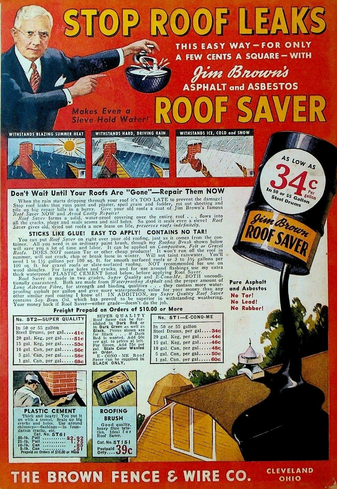 Jim Brown’s Bargain Catalog Fall Winter 1942 Fence Wire Paints Clothes
