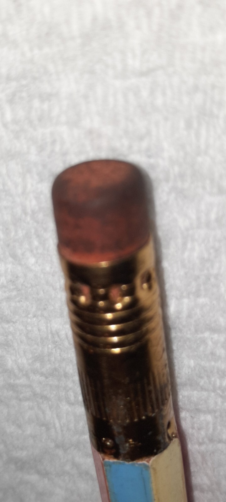 LONG FERRULE”Swiss Bell Farm*Reg. Swiss Brown Cattle*Roanoke, ILL”Unused Pencil