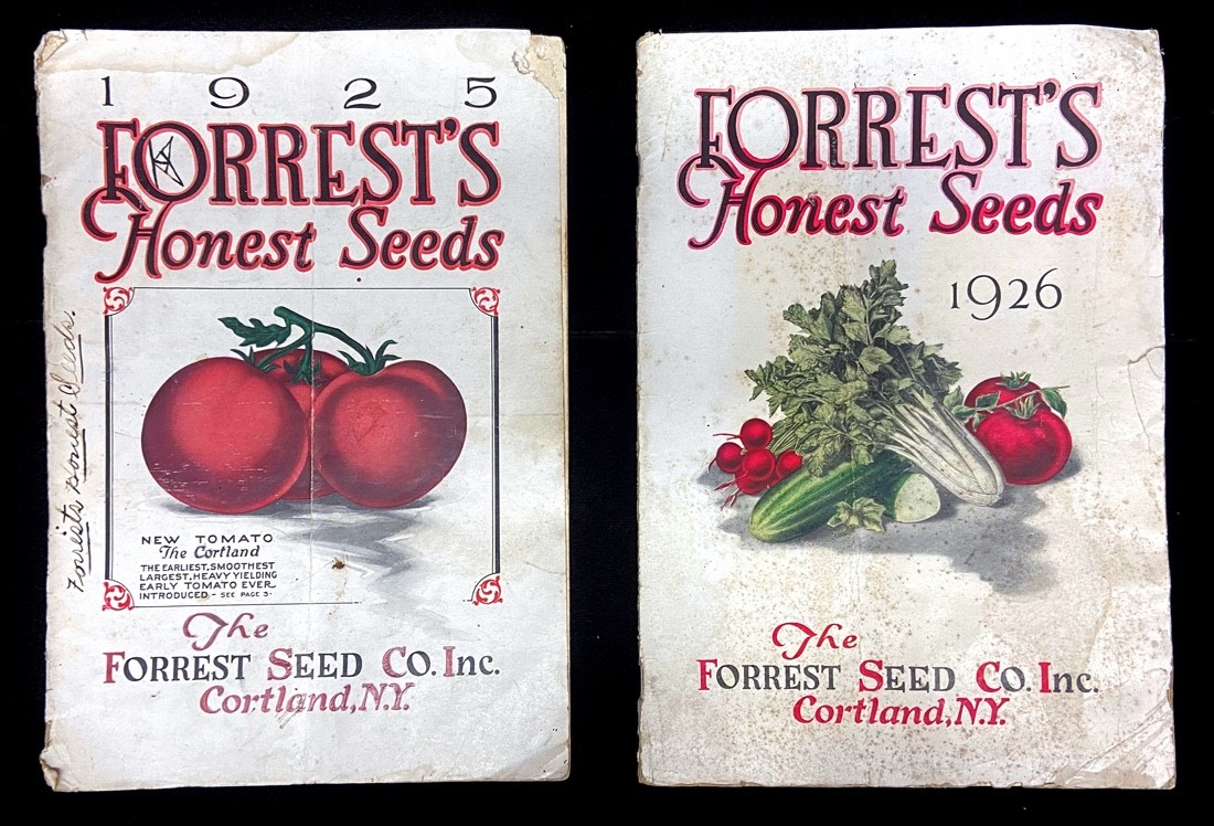 1925 and 1926 FORREST’S HONEST SEEDS – FORREST SEED CO CATALOGUES – TWO Each 72p