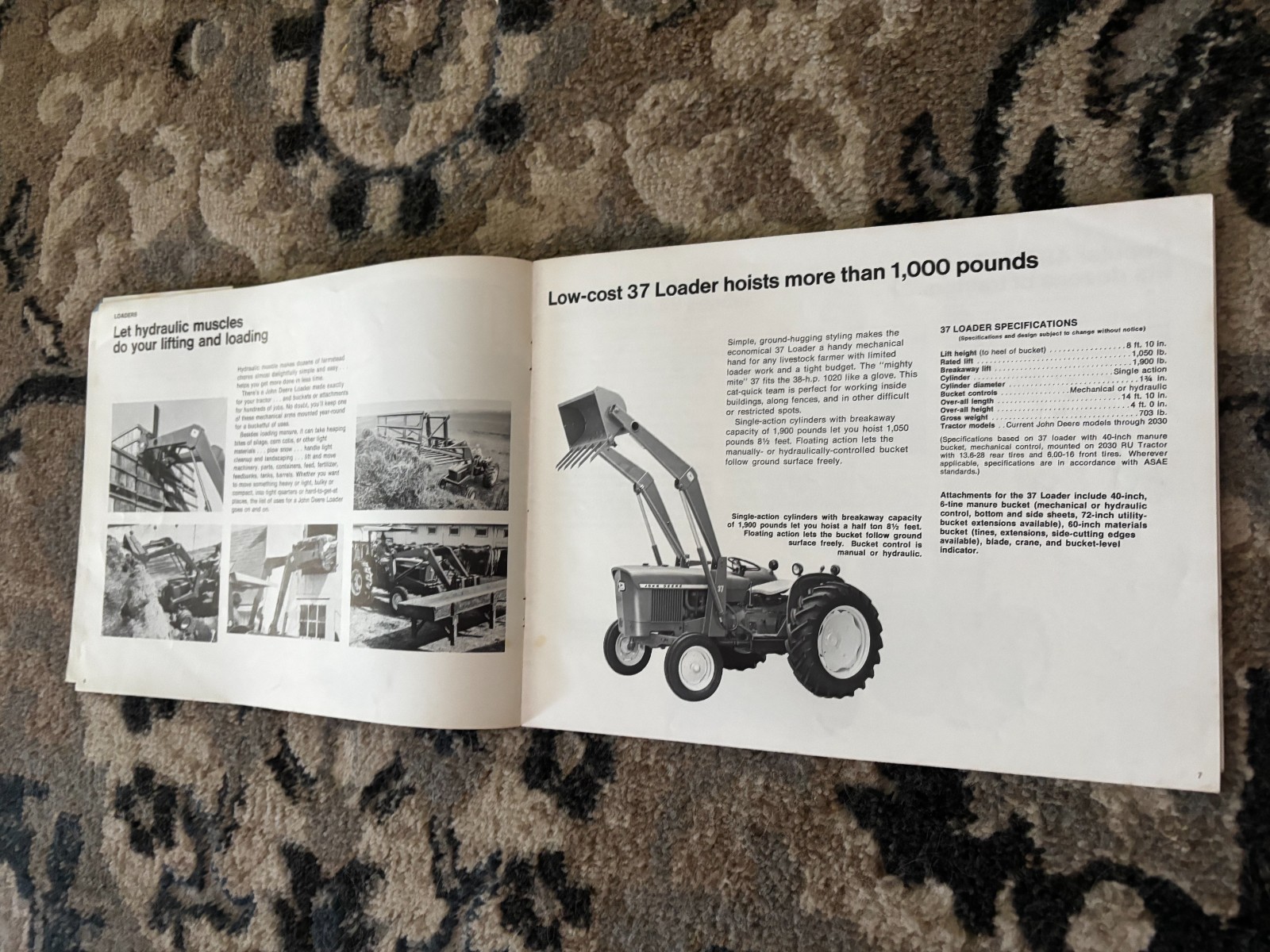 John Deere Material Handling & Feeding Equipment For 1971 Brochure DCPA26