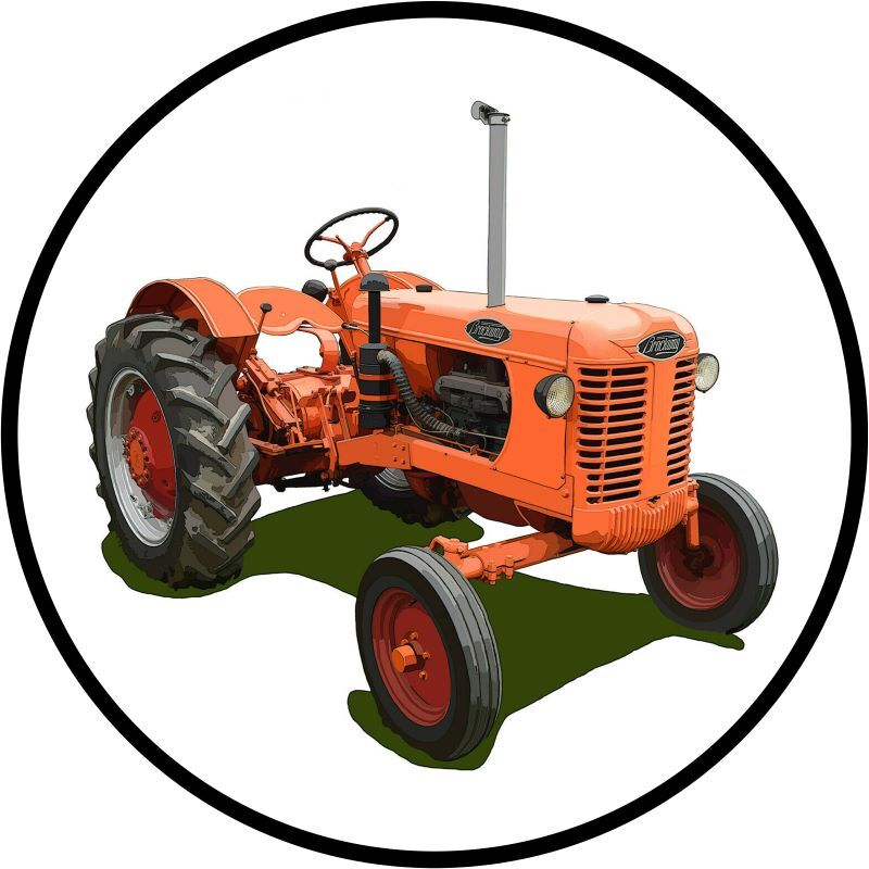 Brockway Farm Tractor NEW Metal Sign 28″ Dia. Round AMERICAN STEEL