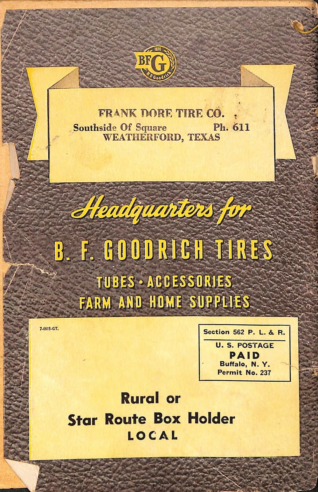 B F Goodrich Farmers Handbook And Almanac 1948 C10