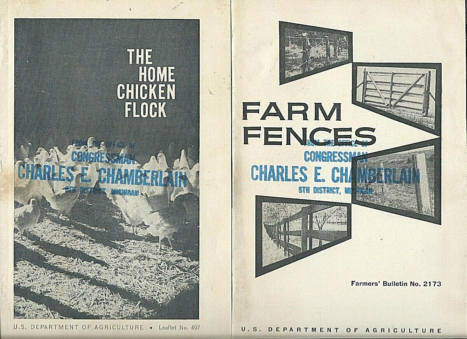 Lot 60’s booklets USDA farming HOME CHICKEN FLOCK Coop & FARM FENCES Steel Board