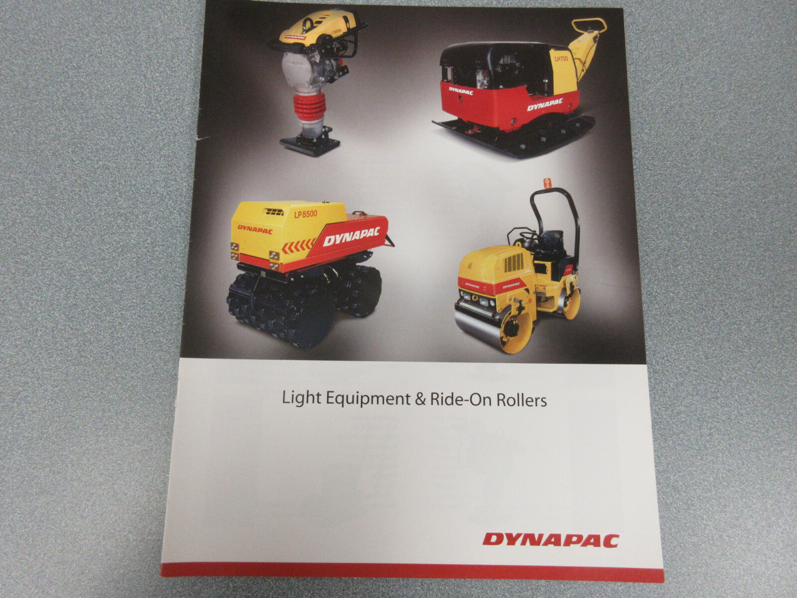 Dynapac Light Equipment & Ride-On Rollers Brochure 12 Page