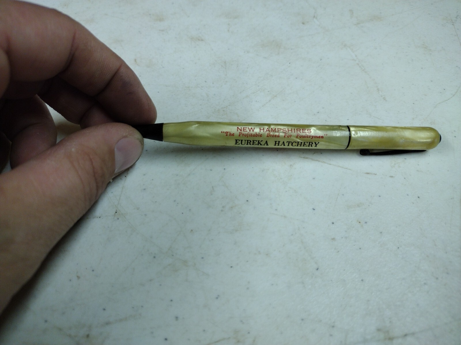 Vintage Lot Of 3 Eureka Illinois Hatchery Advertising Mechanical Pencils