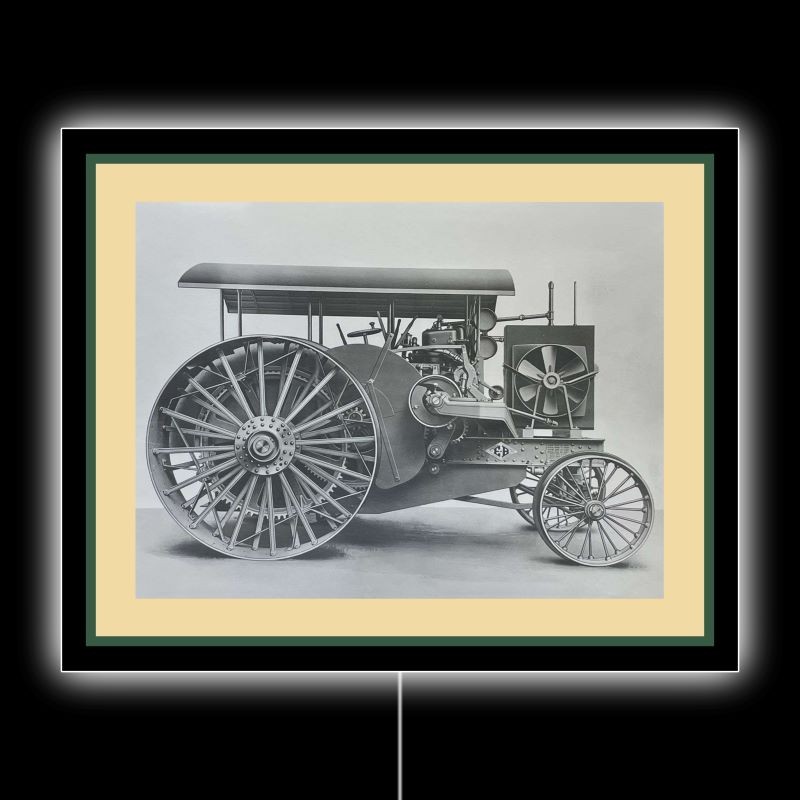Emerson Brantingham Gas Engine NEW LED Hanging Lighted Sign: 18×23″