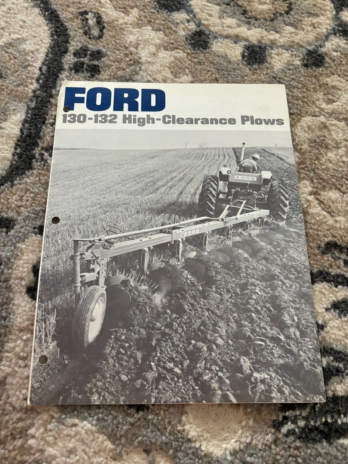 Ford Tractor 130 132 High Clearance Plows Brochure FCCA24