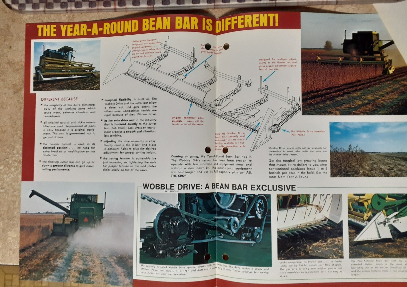 Year A Round Bean Bar for Combines Brochure