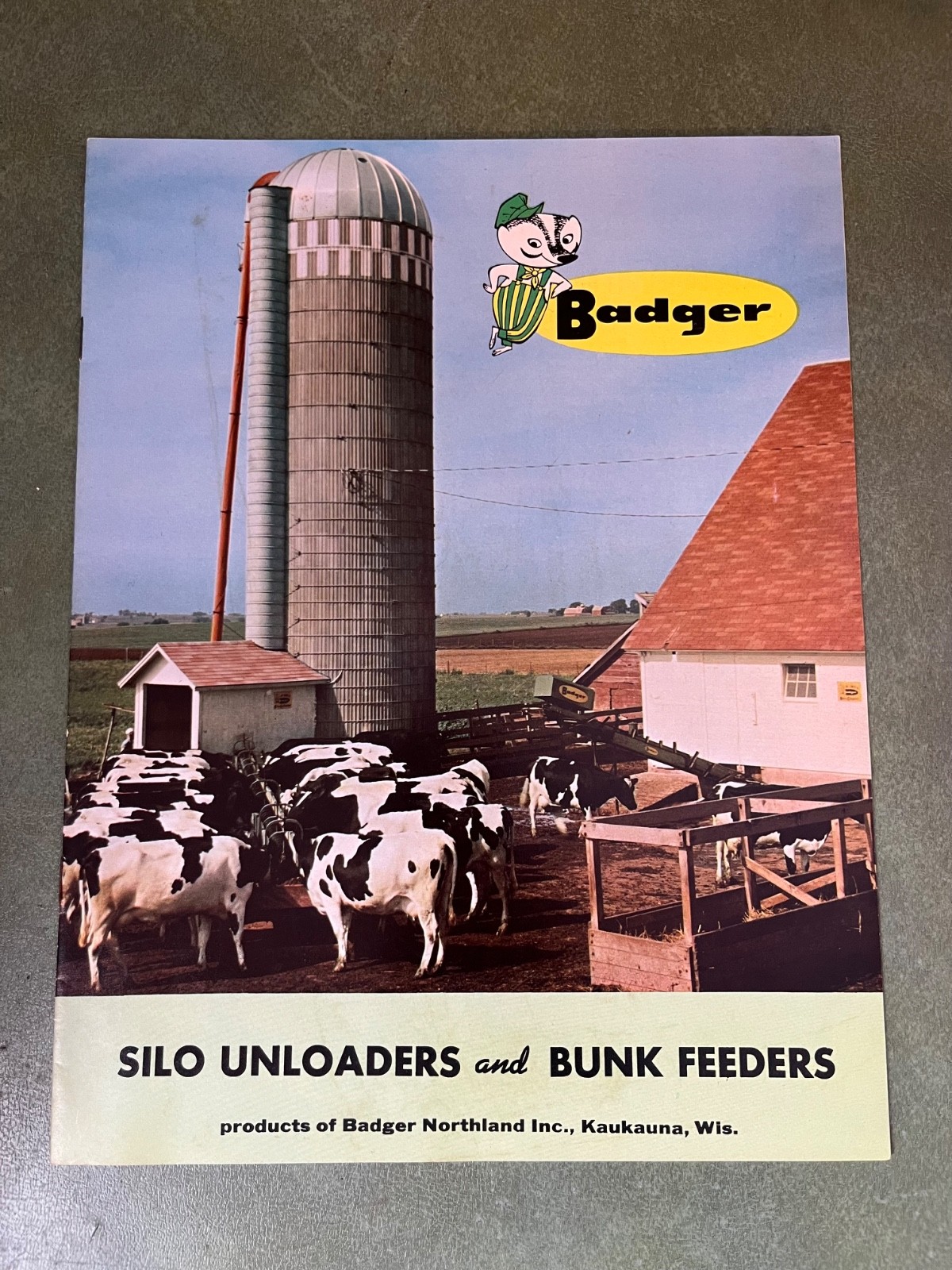 Original 1960’s Badger Silo Unloader & Bunk Feeders Sales Brochure