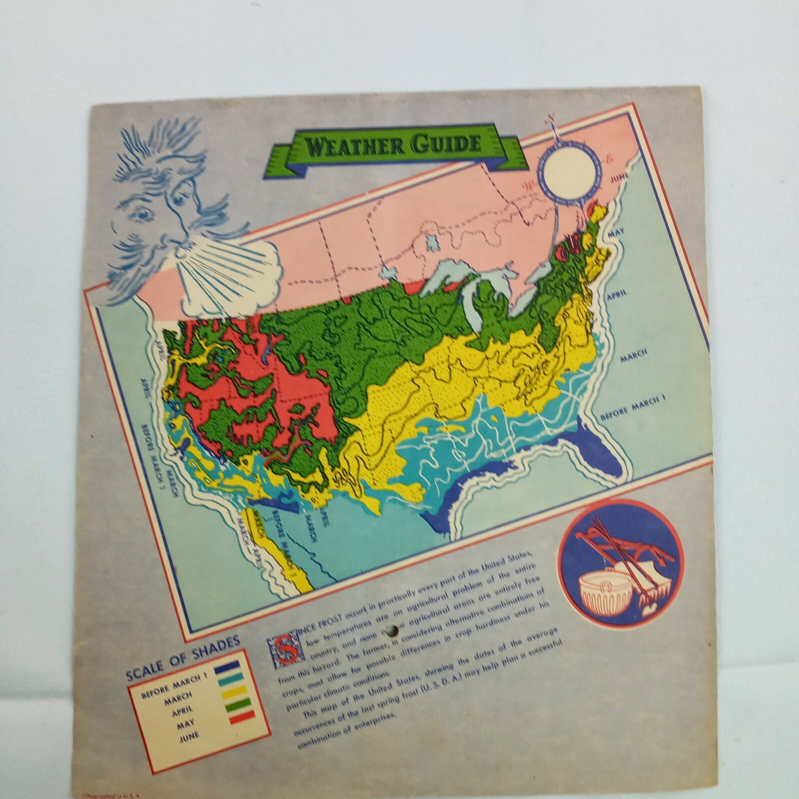 Vintage 1948 Farm Income & Expense Calendar Gehl’s Market Pig Production Plan