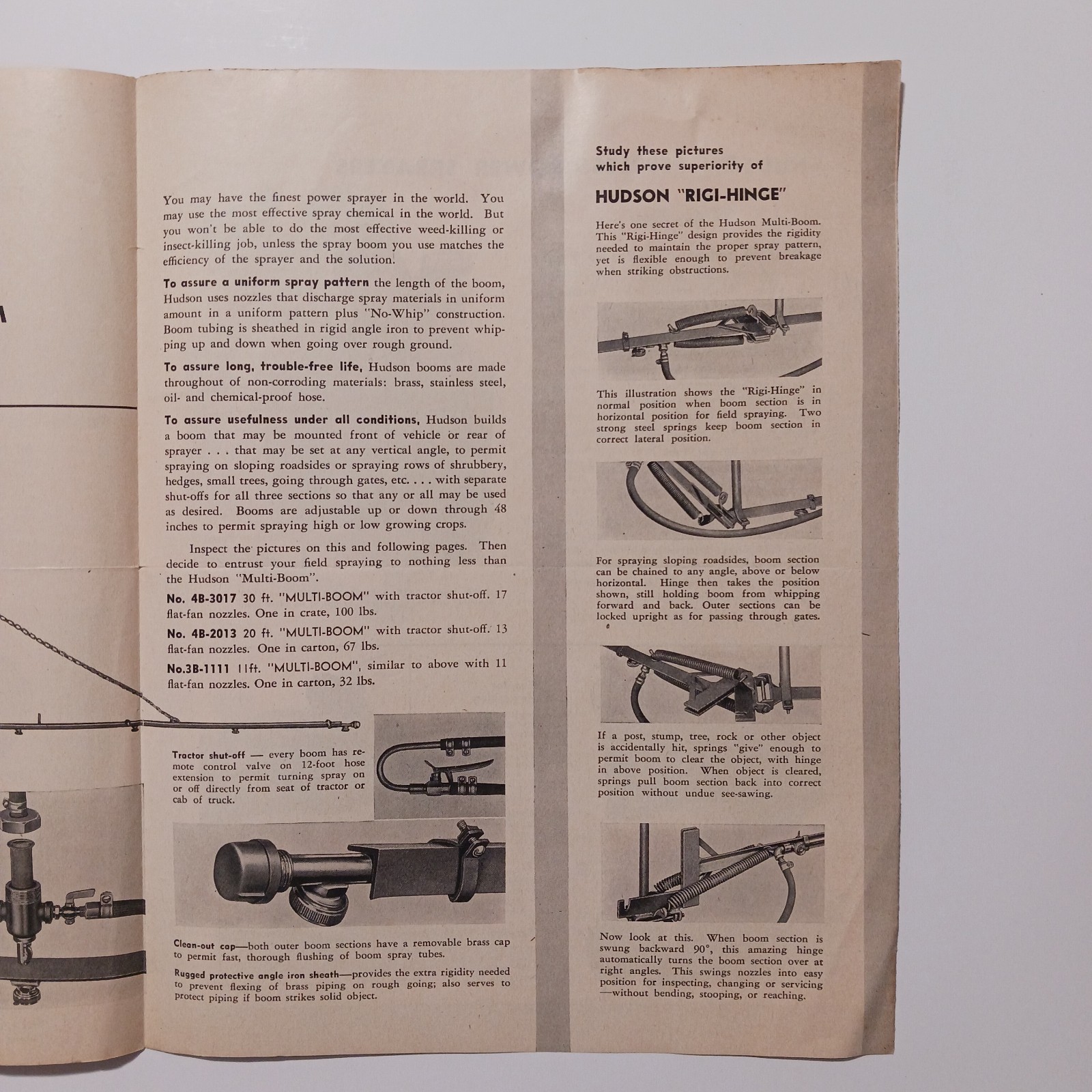 Vintage Mailer Hudson Peerless Power Sprayers Fred L Cyr Implements Crookston MN